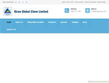 Tablet Screenshot of kiranglobal.com
